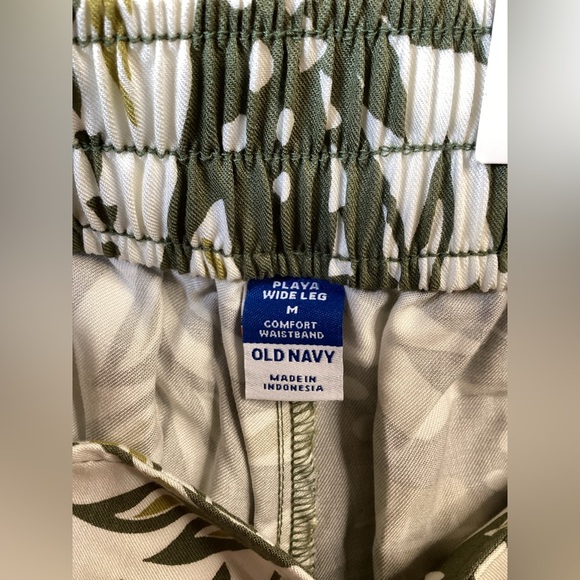 🆕 Old Navy Playa Wide-Leg Tropical Print Pants - Picture 8 of 9
